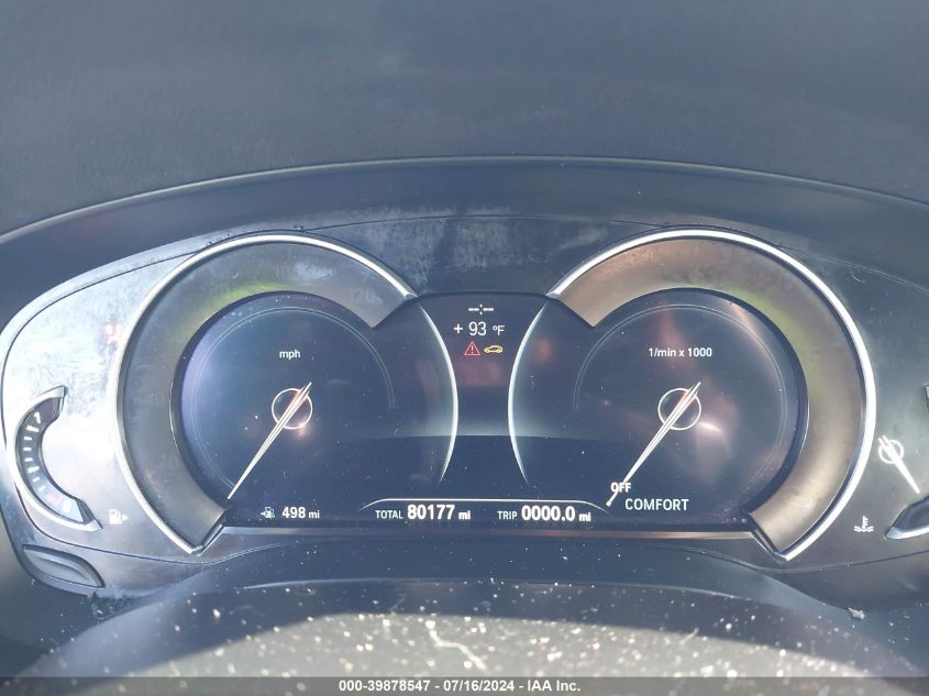 2018 BMW 540 I VIN: WBAJE5C55JWA92571 Lot: 39878547