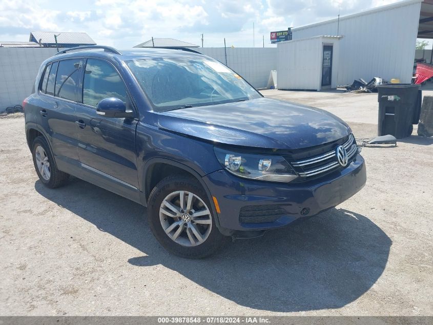 2016 VOLKSWAGEN TIGUAN S - WVGAV7AX9GW528746