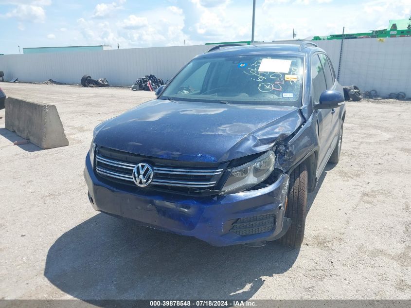 2016 Volkswagen Tiguan S VIN: WVGAV7AX9GW528746 Lot: 39878548