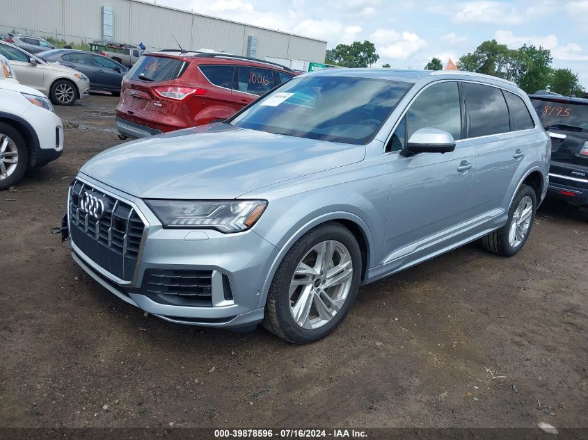 2024 Audi Q7 Premium Plus 55 Tfsi Quattro Tiptronic VIN: WA1LXBF72RD004933 Lot: 39878596