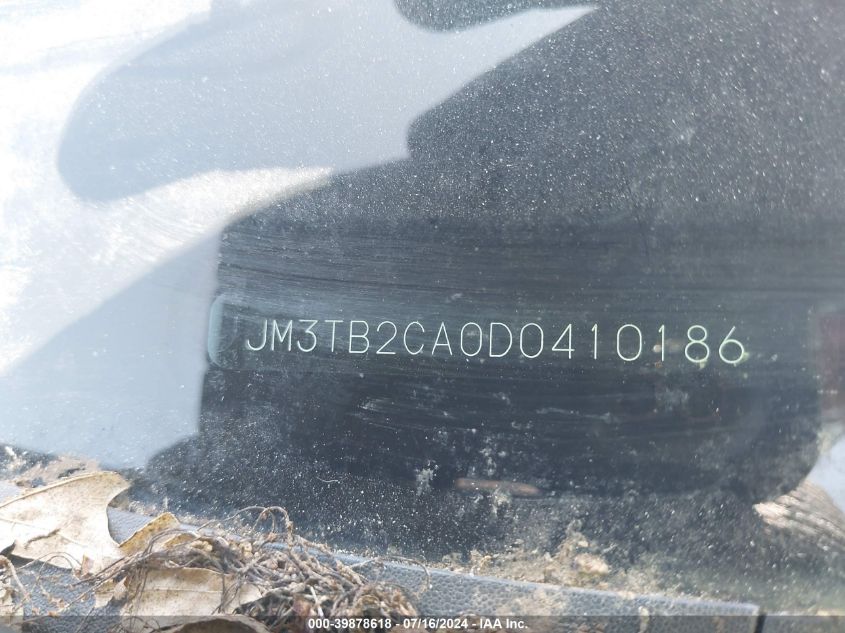 2013 Mazda Cx-9 Touring VIN: JM3TB2CA0D0410186 Lot: 39878618