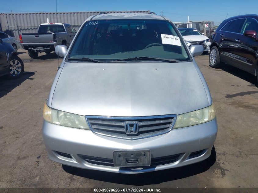 2002 Honda Odyssey Ex VIN: 2HKRL18682H529554 Lot: 39878626