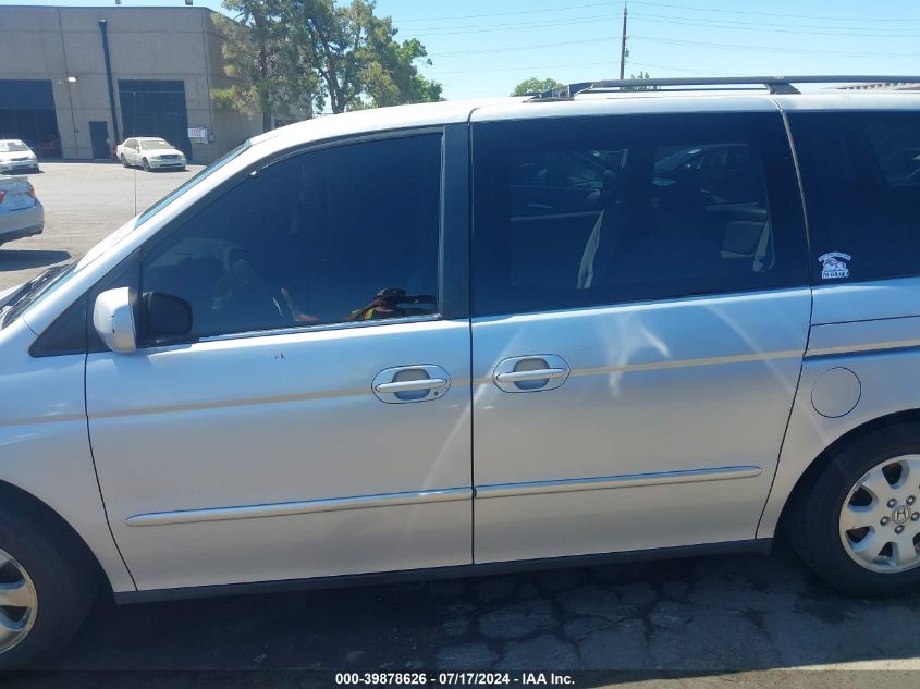 2002 Honda Odyssey Ex VIN: 2HKRL18682H529554 Lot: 39878626