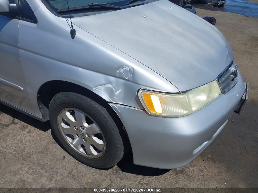 2002 Honda Odyssey Ex VIN: 2HKRL18682H529554 Lot: 39878626