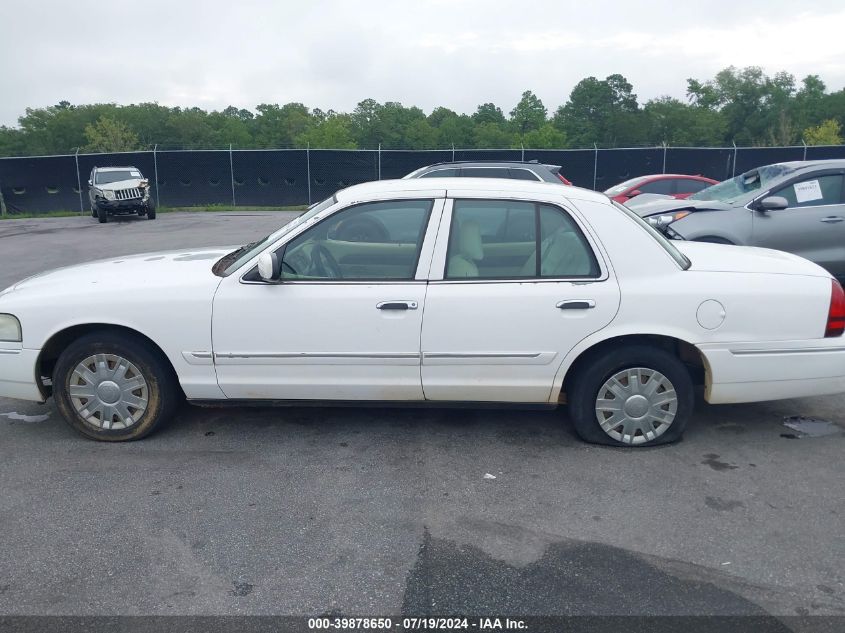 2006 Mercury Grand Marquis Gs VIN: 2MEFM74V06X649593 Lot: 39878650