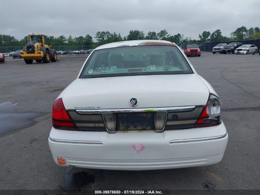 2006 Mercury Grand Marquis Gs VIN: 2MEFM74V06X649593 Lot: 39878650