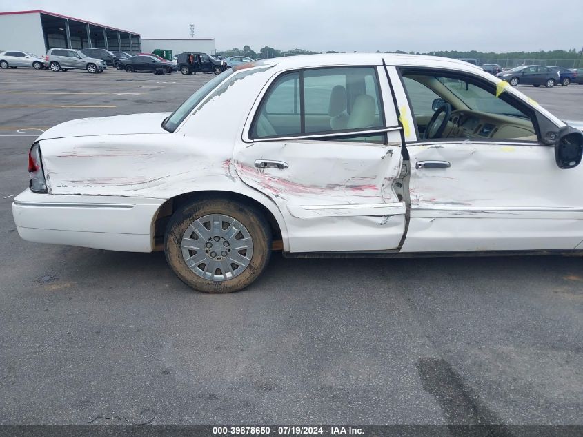 2006 Mercury Grand Marquis Gs VIN: 2MEFM74V06X649593 Lot: 39878650