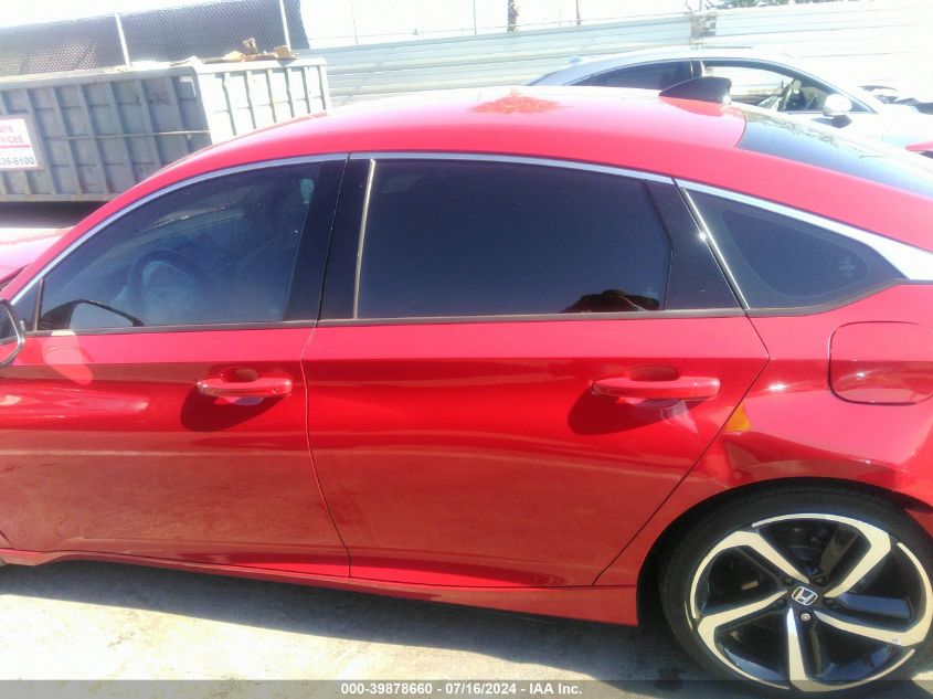 2022 Honda Accord Sport VIN: 1HGCV1F38NA004127 Lot: 39878660