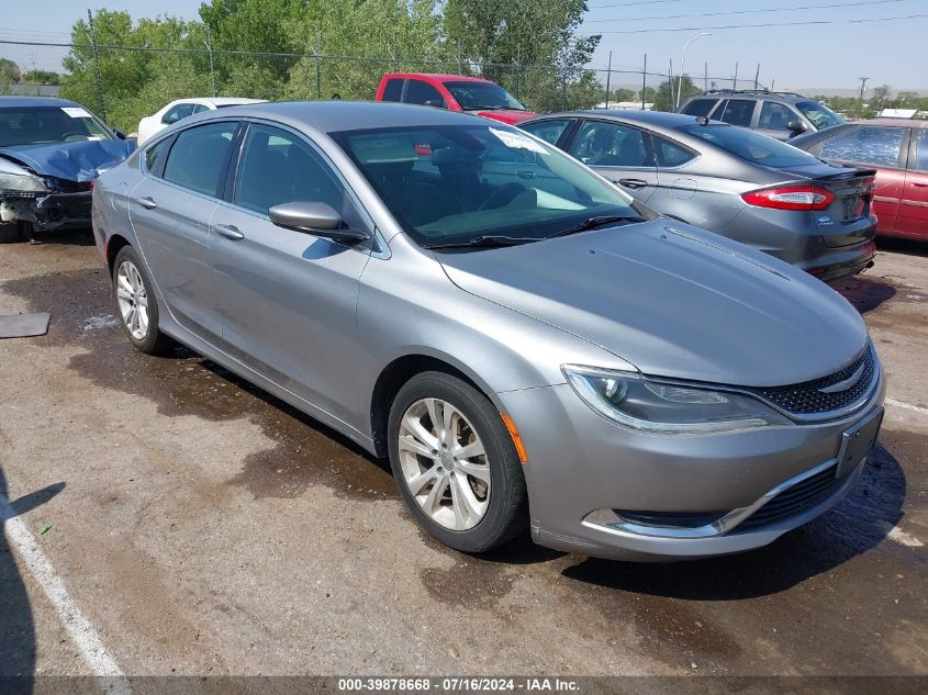 2016 Chrysler 200 Limited VIN: 1C3CCCAB8GN111094 Lot: 39878668