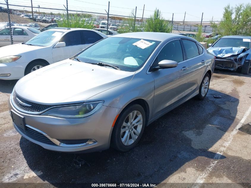 2016 Chrysler 200 Limited VIN: 1C3CCCAB8GN111094 Lot: 39878668