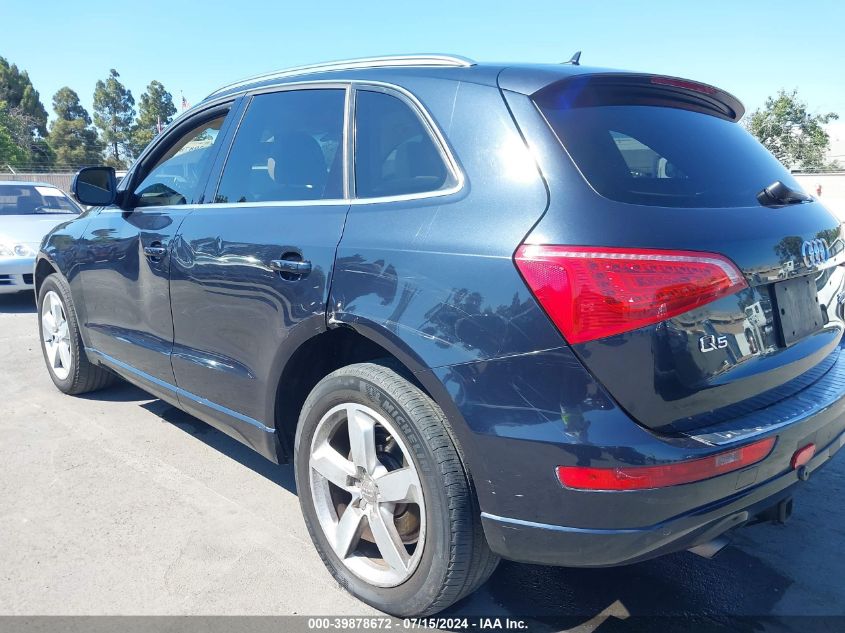 2012 Audi Q5 2.0T Premium VIN: WA1LFAFP5CA076540 Lot: 39878672