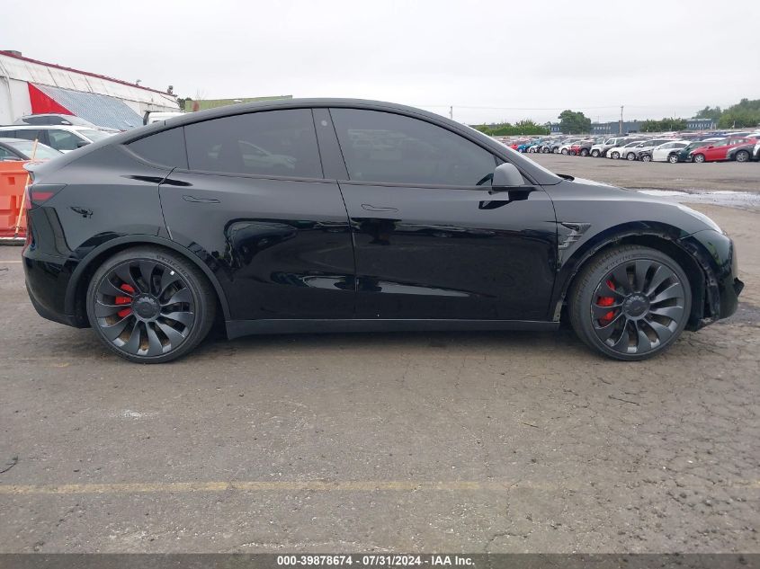 2023 Tesla Model Y Awd/Performance Dual Motor All-Wheel Drive VIN: 7SAYGDEF7PF695899 Lot: 39878674