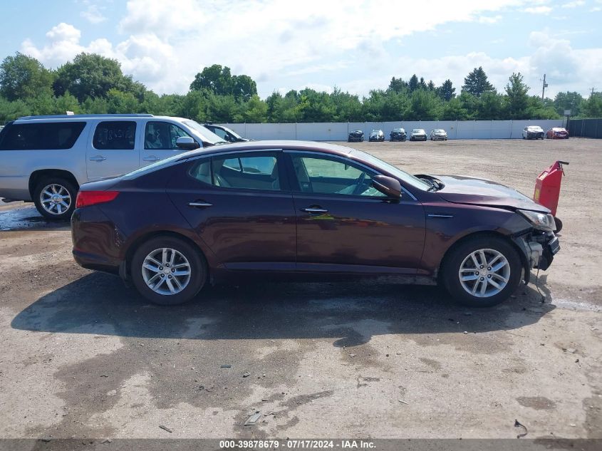 2013 Kia Optima Lx VIN: 5XXGM4A76DG251017 Lot: 39878679