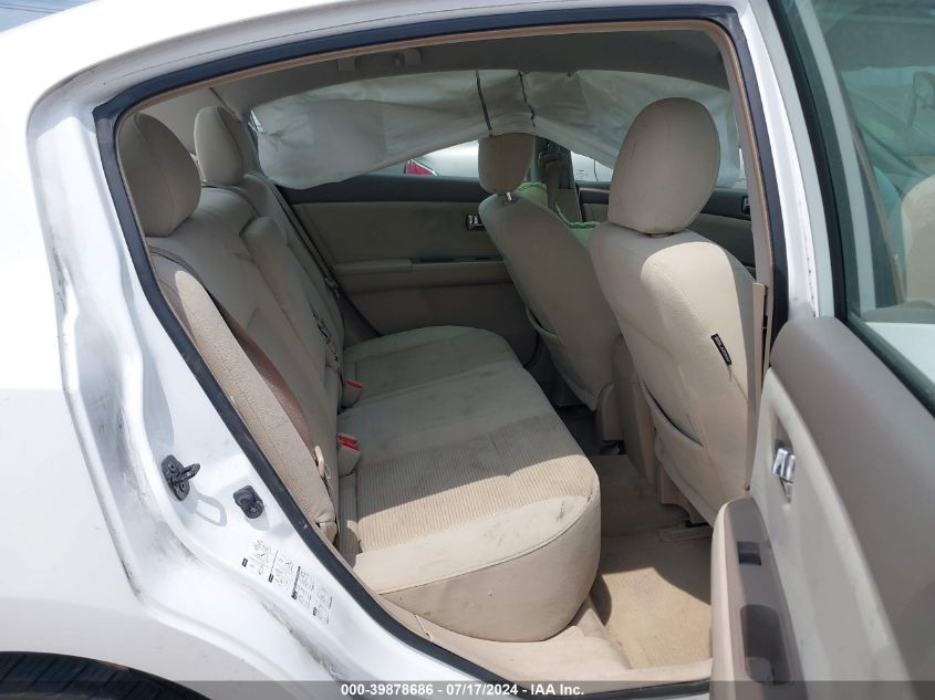 2010 Nissan Sentra 2.0/2.0S/Sr/2.0Sl VIN: 3N1AB6AP6AL652027 Lot: 39878686