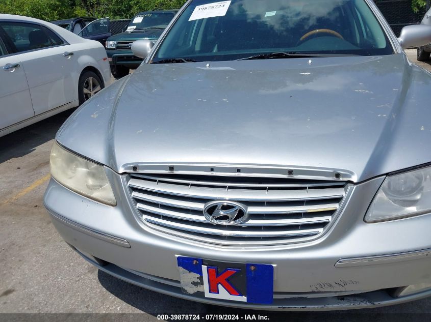 2006 Hyundai Azera Limited/Se VIN: KMHFC46F96A061611 Lot: 39878724