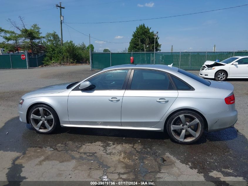 2012 Audi S4 3.0 Premium Plus VIN: WAUKGAFLXCA033711 Lot: 40728914