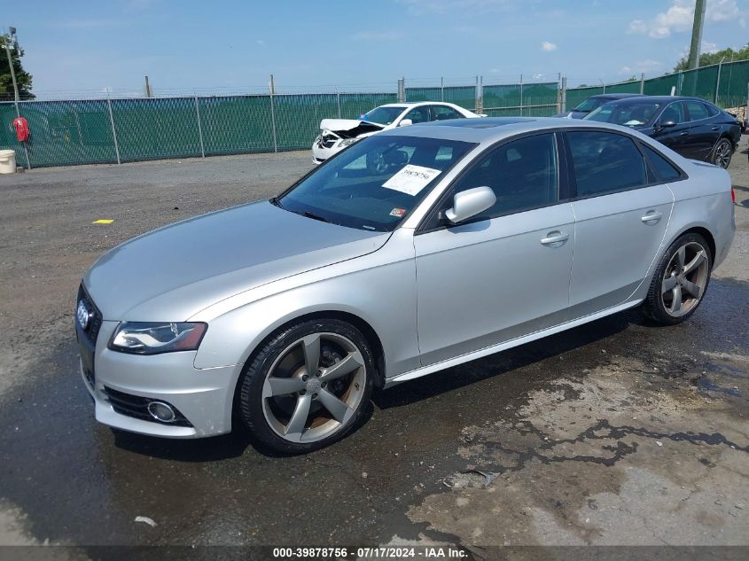 2012 Audi S4 3.0 Premium Plus VIN: WAUKGAFLXCA033711 Lot: 40728914