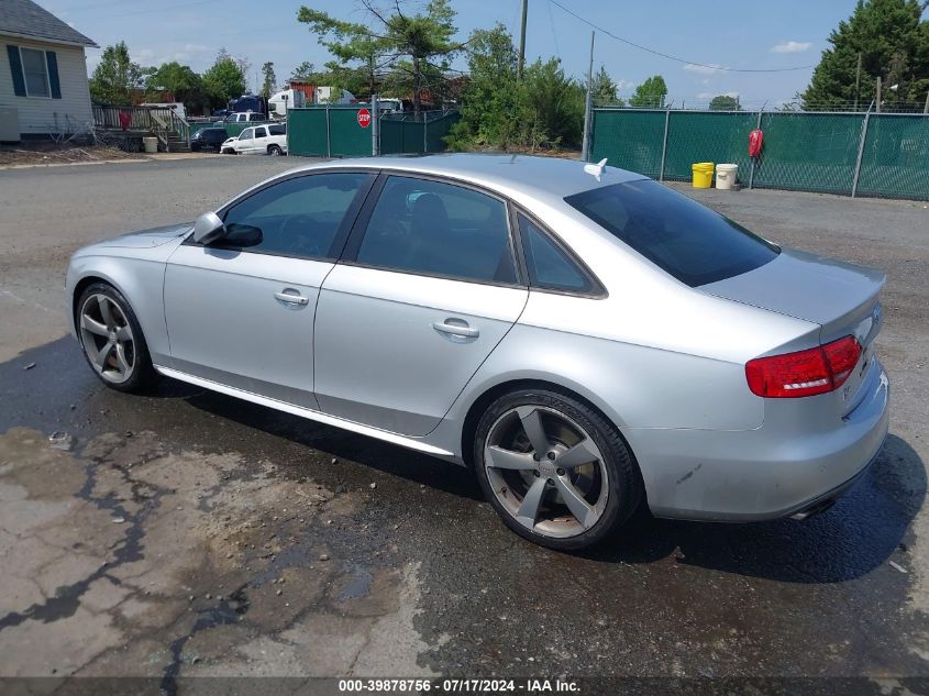 2012 Audi S4 3.0 Premium Plus VIN: WAUKGAFLXCA033711 Lot: 40728914