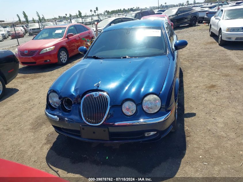 2003 Jaguar S-Type 4.2L V8 VIN: SAJEA01U03HM53028 Lot: 39878762