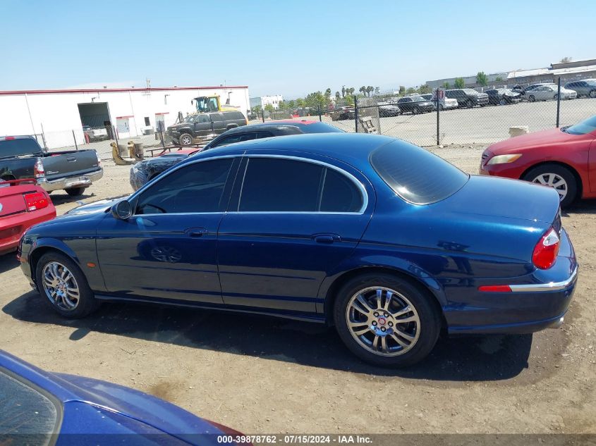 2003 Jaguar S-Type 4.2L V8 VIN: SAJEA01U03HM53028 Lot: 39878762