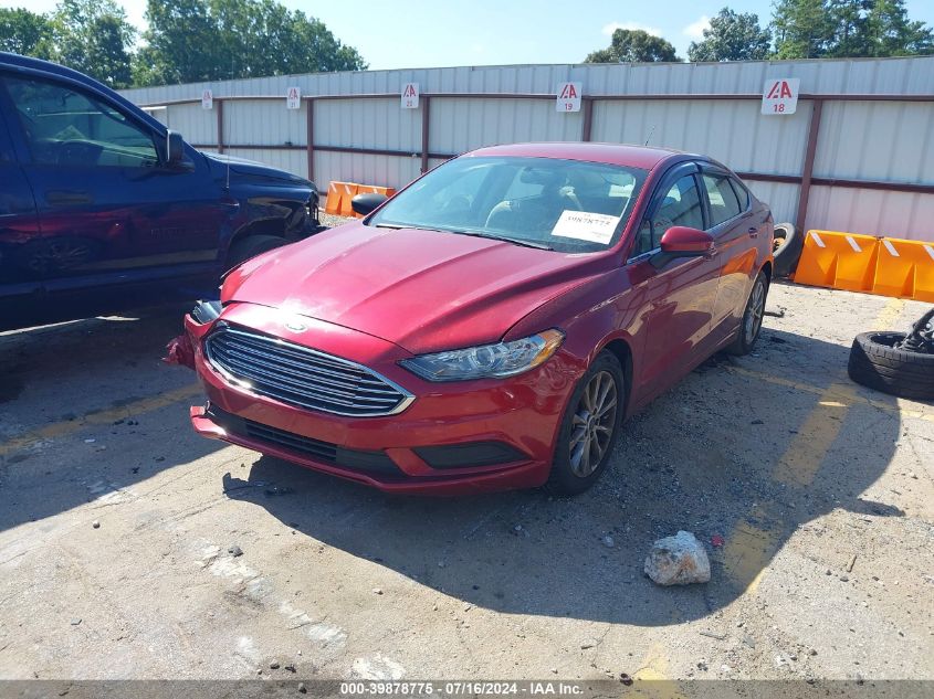 2017 FORD FUSION SE - 3FA6P0HD7HR137726