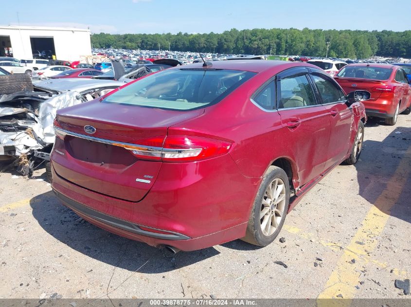 2017 FORD FUSION SE - 3FA6P0HD7HR137726