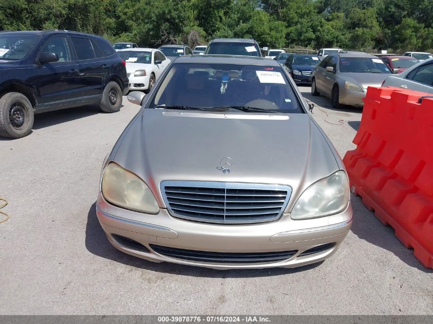 2005 Mercedes-Benz S 430 430 VIN: WDBNG70J85A435979 Lot: 39878776