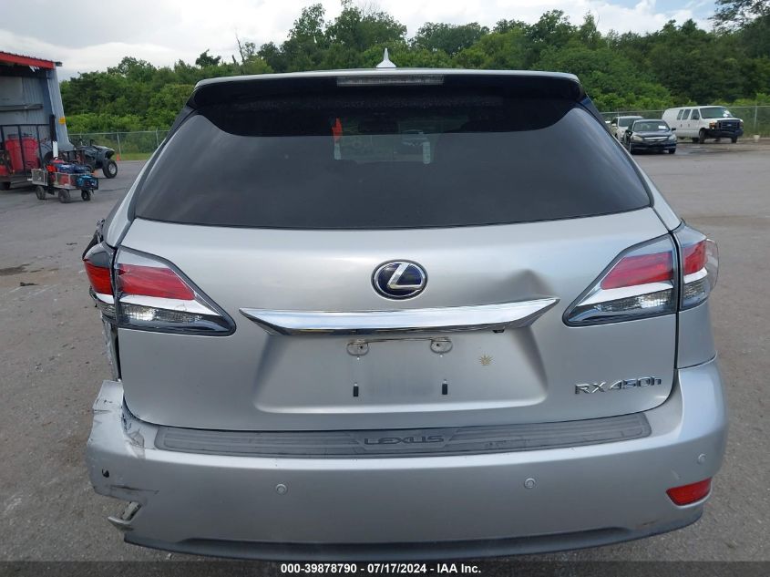 JTJZB1BA5D2009331 2013 Lexus Rx 450H