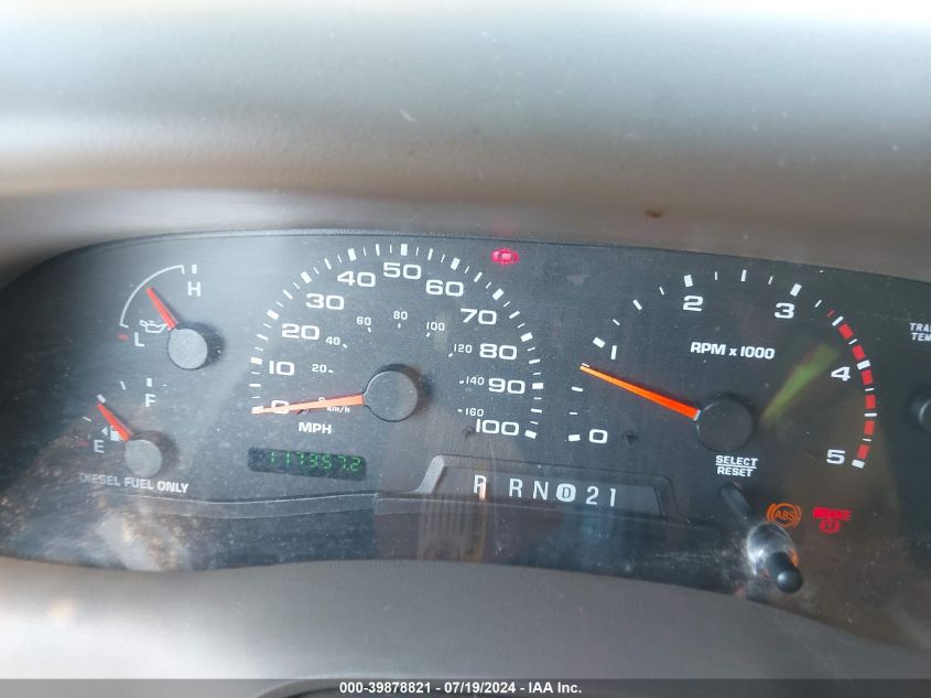 2002 Ford F-350 Lariat/Xl/Xlt VIN: 3FTSW31FX2MA21109 Lot: 39878821