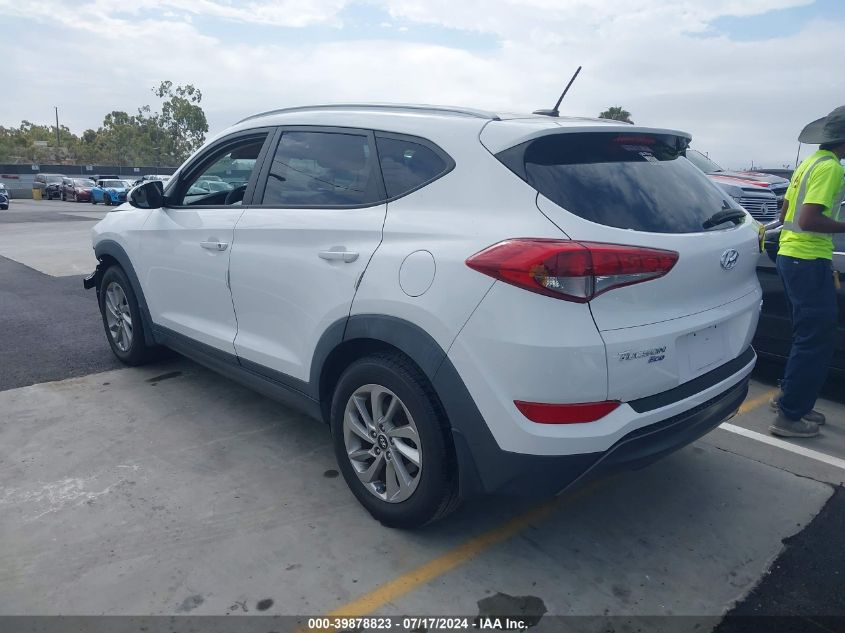 2016 Hyundai Tucson Limited/Sport And Eco/Se VIN: KM8J33A24GU237635 Lot: 39878823