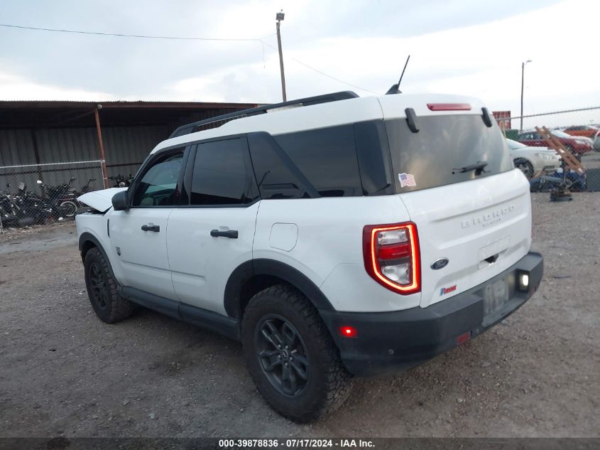 2022 Ford Bronco Sport Big Bend VIN: 3FMCR9B63NRD41257 Lot: 39878836