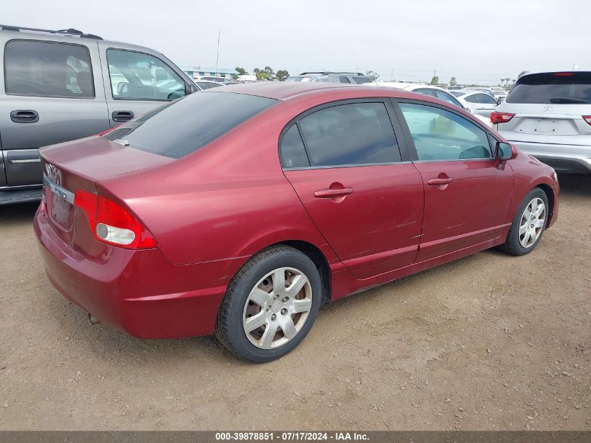 2009 Honda Civic Lx VIN: 19XFA16529E031058 Lot: 39878851