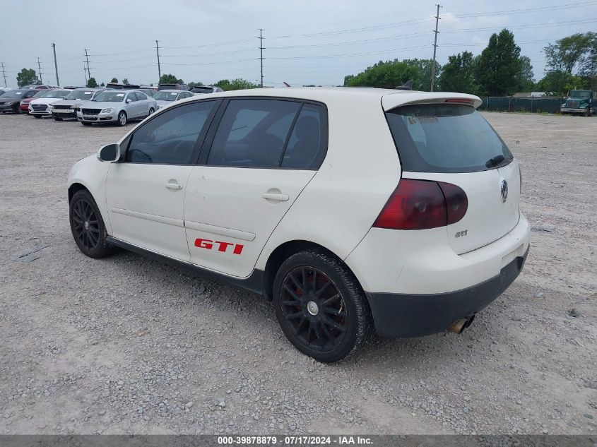 2007 Volkswagen Gti 4-Door VIN: WVWFV71K97W043828 Lot: 39878879