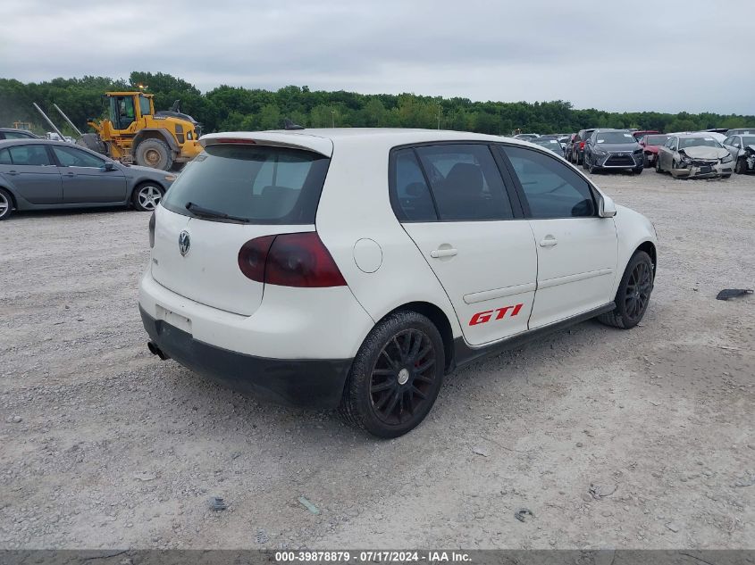 2007 Volkswagen Gti 4-Door VIN: WVWFV71K97W043828 Lot: 39878879