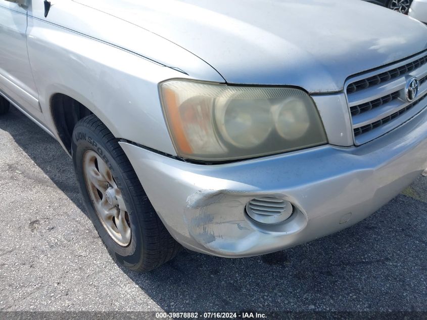 2003 Toyota Highlander VIN: JTEGD21A430069795 Lot: 39878882