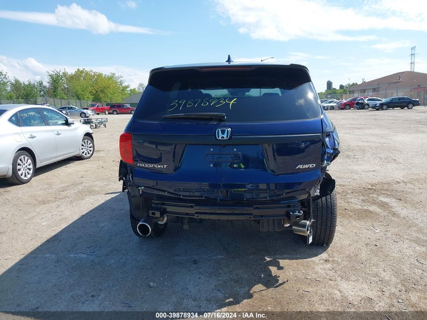 2023 HONDA PASSPORT AWD EX-L - 5FNYF8H54PB012695
