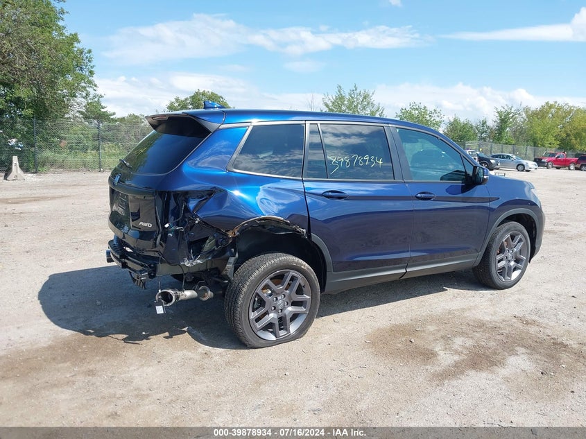 2023 HONDA PASSPORT AWD EX-L - 5FNYF8H54PB012695