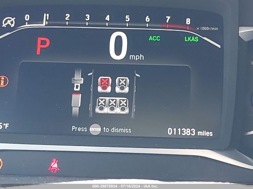 2023 HONDA PASSPORT AWD EX-L - 5FNYF8H54PB012695