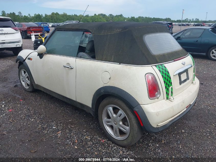 WMWRF33556TG14581 | 2006 MINI COOPER