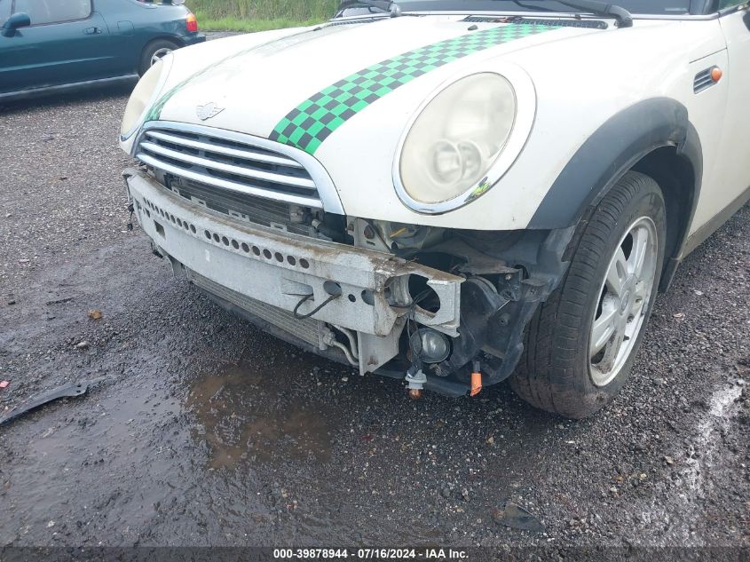 WMWRF33556TG14581 | 2006 MINI COOPER