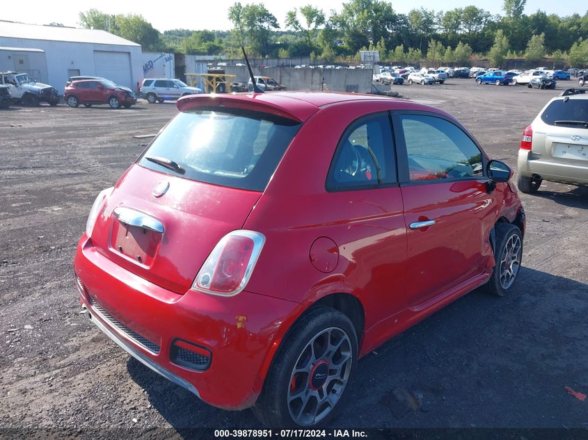 2013 Fiat 500 Sport VIN: 3C3CFFBR3DT697963 Lot: 39878951