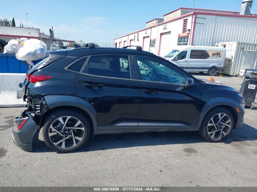 2023 Hyundai Kona Limited VIN: KM8K53A35PU953550 Lot: 39878958