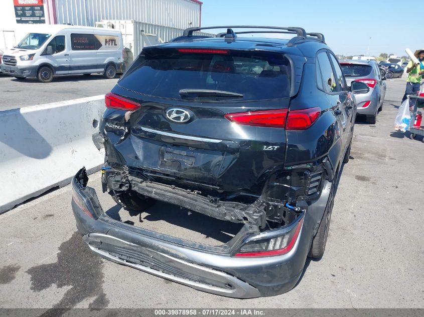 2023 Hyundai Kona Limited VIN: KM8K53A35PU953550 Lot: 39878958