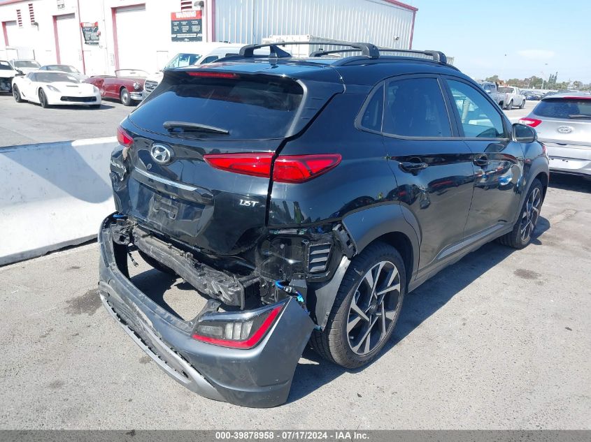 2023 Hyundai Kona Limited VIN: KM8K53A35PU953550 Lot: 39878958