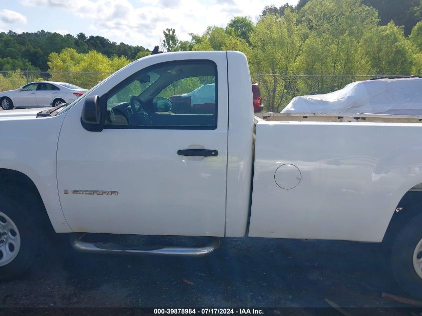 2009 GMC Sierra 1500 Work Truck VIN: 1GTEC14C89Z110200 Lot: 39878984