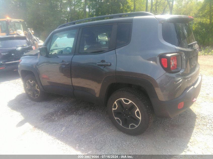 2017 Jeep Renegade Trailhawk 4X4 VIN: ZACCJBCB8HPG29854 Lot: 39879084