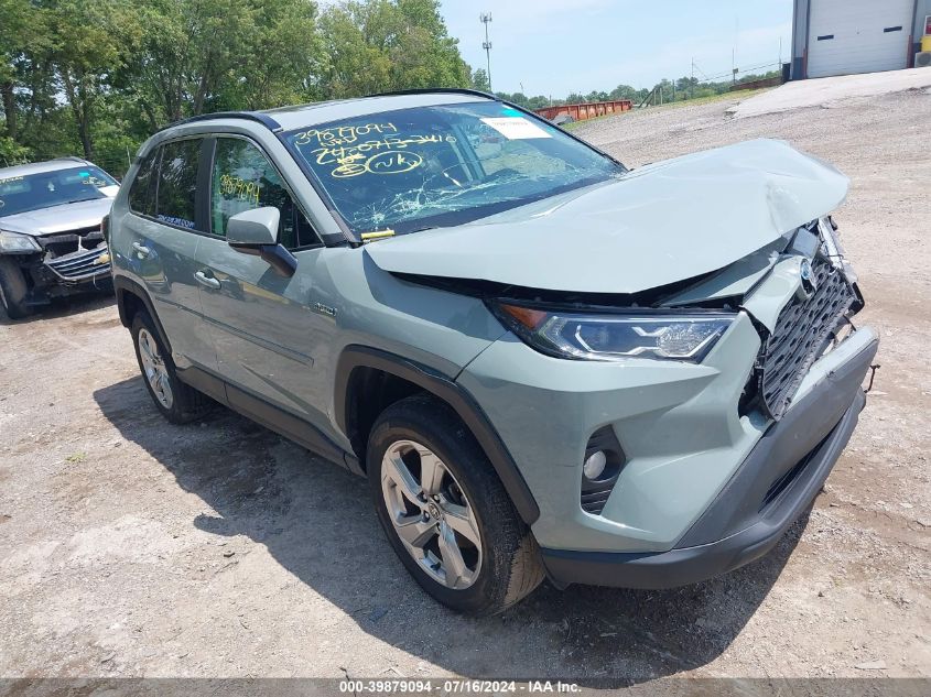 2021 Toyota Rav4 Hybrid Xle Premium VIN: 4T3B6RFV7MU053990 Lot: 39879094