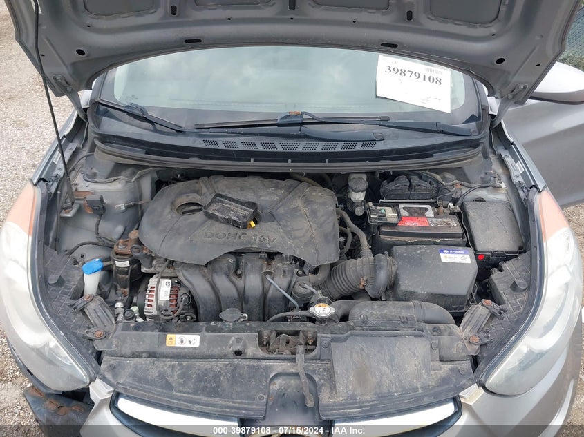 2013 Hyundai Elantra Gls VIN: KMHDH4AEXDU921311 Lot: 39879108