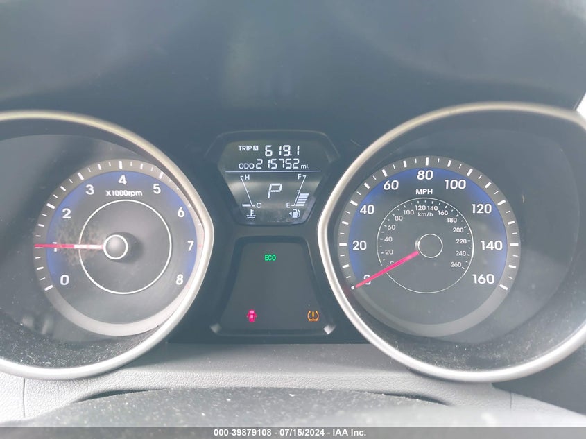 2013 Hyundai Elantra Gls VIN: KMHDH4AEXDU921311 Lot: 39879108