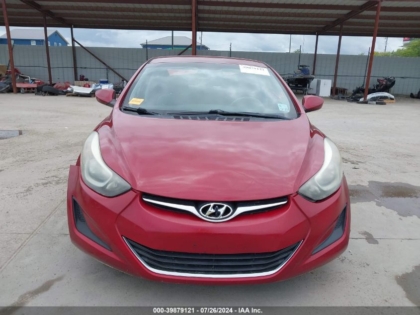 2016 Hyundai Elantra Se VIN: 5NPDH4AE7GH703457 Lot: 39879121